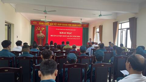 KHAI MẠC HUẤN LUYỆN DÂN QUÂN NĂM 2024