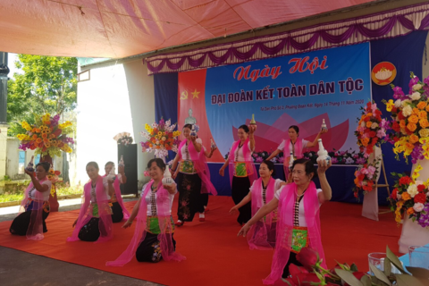 Không khí vui mừng trong Ngày hội Đoàn kết dân tộc