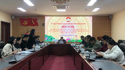 Hội nghị hiệp thương lần thứ hai, lập danh sách sơ bộ những người ứng cử đại biểu Hội đồng Nhân dân phường Đoàn Kết khóa V, nhiệm kỳ 2026 – 2031.