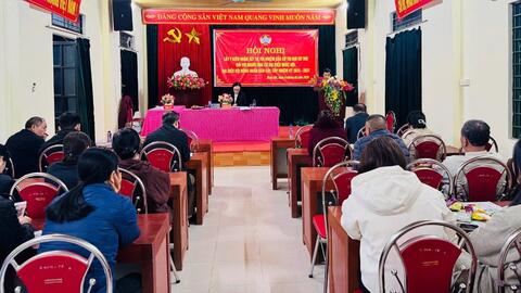 Hội nghị lấy ý kiến nhận xét và tín nhiệm của cử tri nơi cư trú đối với những người được giới thiệu ứng cử đại biểu Quốc hội khóa XVI và đại biểu Hội đồng nhân dân các cấp, nhiệm kỳ 2026 – 2031.