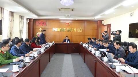 Đoàn kiểm tra công tác chuẩn bị bầu cử đại biểu Quốc hội khóa XVI và đại biểu HĐND các cấp nhiệm kỳ 2026 – 2031 tại phường Đoàn Kết.