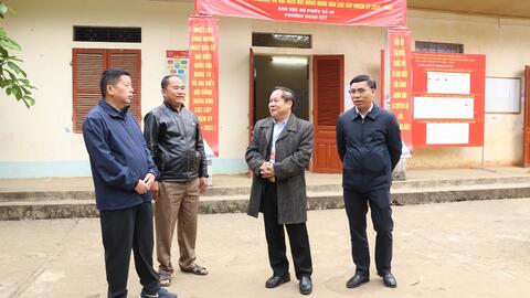 TƯỜNG THUẬT BẦU CỬ: Phường Đoàn Kết: 100% cử tri tham gia bỏ phiếu, ngày bầu cử diễn ra thành công tốt đẹp.