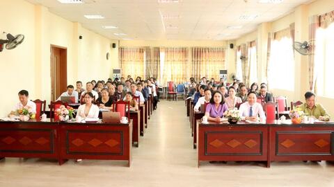 Hội nghị báo cáo viên phường Đoàn Kết tháng 3/2026.