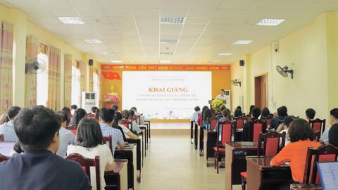 Khai giảng lớp bồi dưỡng lý luận chính trị dành cho đảng viên mới khóa I năm 2026