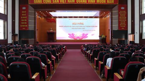 Hội nghị sơ kết công tác khuyến học 6 tháng đầu năm.