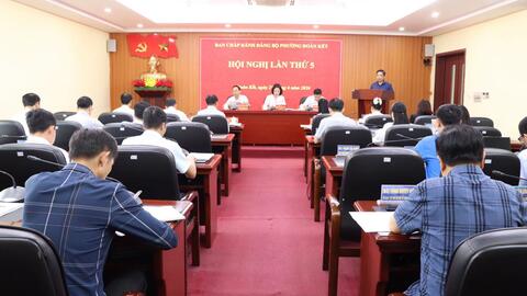 Hội nghị lần thứ 5, Ban Chấp hành Đảng bộ phường Đoàn Kết.