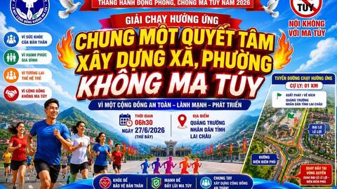 Phường Đoàn Kết hưởng ứng tháng hành động phòng chống ma túy năm 2026.