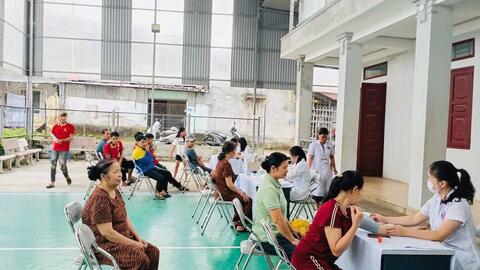Phường Đoàn Kết chung tay thực hiện chương trình khám sức khỏe toàn dân