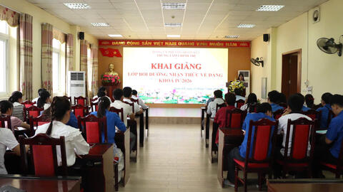 Khai giảng lớp bồi dưỡng nhận thức về Đảng khóa IV, năm 2026.
