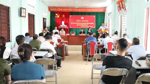 Hội nghị tiếp xúc cử tri sau Kỳ họp thứ năm HĐND phường khóa V.