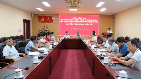 Sở Khoa học và Công nghệ làm việc với phường Đoàn Kết
