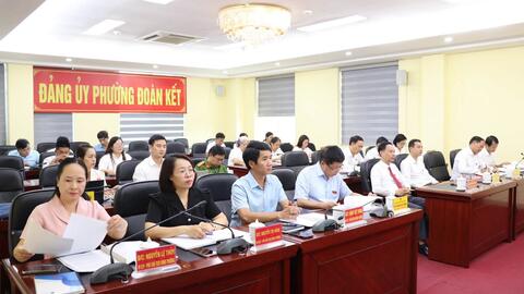 Kỳ họp thứ bảy (kỳ họp chuyên đề) HĐND phường Đoàn Kết.