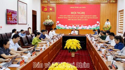 Hội nghị tổng kết Chiến dịch 90 ngày đêm khám sức khỏe định kỳ hoặc khám sàng lọc miễn phí cho người dân.