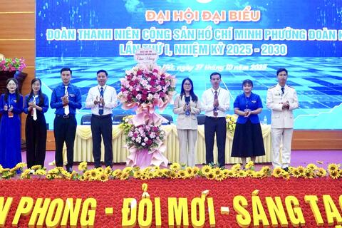 Đại hội Đại biểu Đoàn thanh niên Cộng sản Hồ Chí Minh phường Đoàn Kết lần thứ I, nhiệm kỳ 2025 - 2030