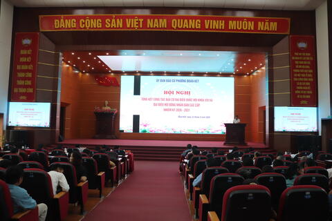 Hội nghị tổng kết công tác bầu cử đại biểu Quốc hội và đại biểu HĐND các cấp nhiệm kỳ 2026-2031.