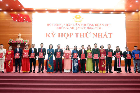 Kỳ họp thứ nhất HĐND phường Đoàn Kết khóa V, nhiệm kỳ 2026 – 2031.