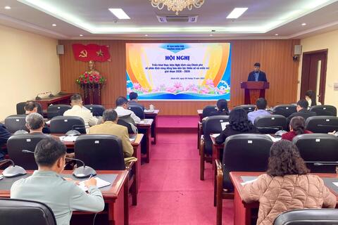 Hội nghị triển khai thực hiện Nghị định của Chính phủ về phân định vùng đồng bào dân tộc thiểu số và miền núi giai đoạn 2026 – 2030