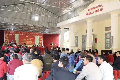 Hội nghị tiếp xúc cử tri tại đơn vị bầu cử số 3