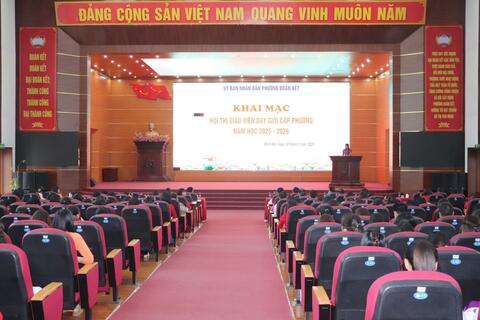 Khai mạc Hội thi giáo viên dạy giỏi cấp phường năm học 2025–2026