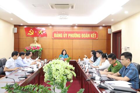 Hội nghị Ban Thường vụ Đảng ủy phường Đoàn Kết.