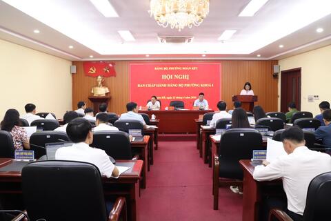 Hội nghị Ban Chấp hành Đảng bộ phường Đoàn Kết, nhiệm kỳ 2025 – 2030.