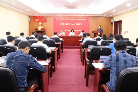 Hội nghị lần thứ 5, Ban Chấp hành Đảng bộ phường Đoàn Kết.
