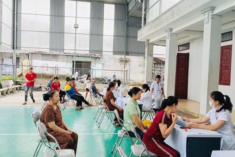 Phường Đoàn Kết chung tay thực hiện chương trình khám sức khỏe toàn dân