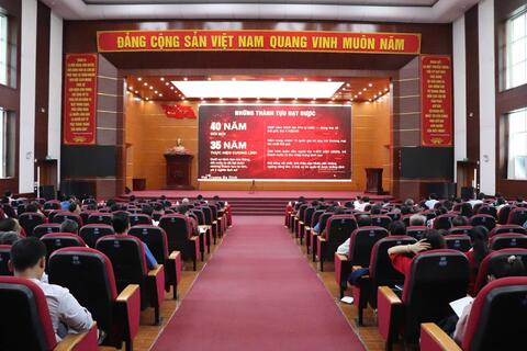 Hội nghị trực tuyến quán triệt, triển khai thực hiện Nghị quyết Hội nghị lần thứ ba Ban Chấp hành Trung ương Đảng khóa XIV.