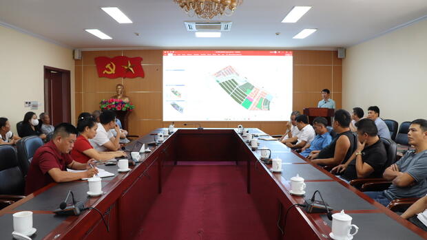 Hội nghị công bố công khai nội dung đồ án Quy hoạch chi tiết tại các Tổ dân phố Bản Màng, Nậm Loỏng 1 và Nậm Loỏng 2.