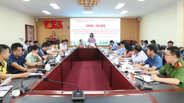 Hội nghị triển khai thực hiện Nghị quyết số 57-NQ/TW về phát triển khoa học, công nghệ, đổi mới sáng tạo và chuyển đổi số.