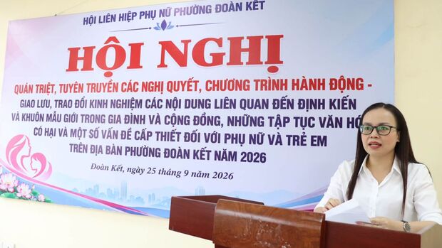 Hội LHPN phường Đoàn Kết quán triệt, tuyên truyền các nghị quyết, chương trình hành động