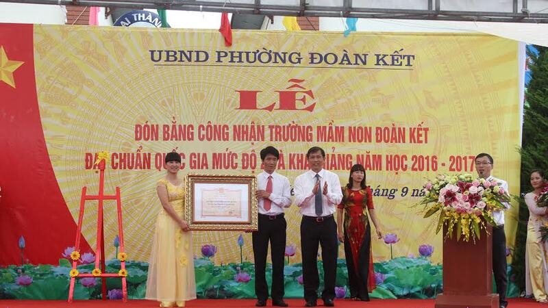Lễ công nhận đón trường chuẩn