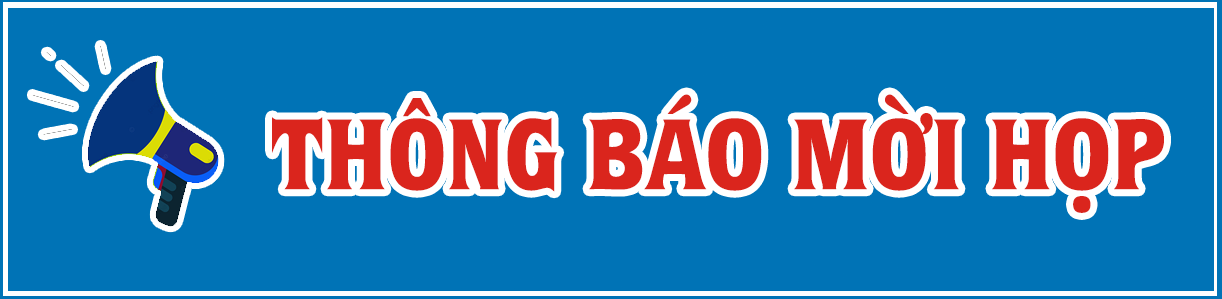 Thông báo mời họp